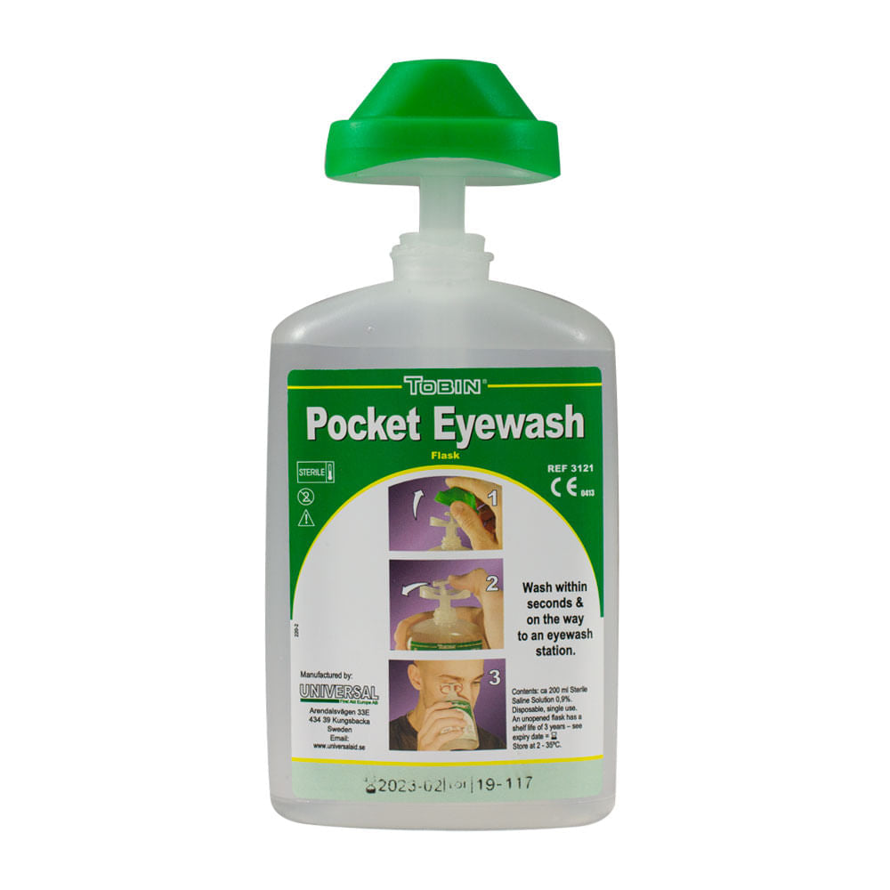 Botella Lavaojos Tobin (200 ml)