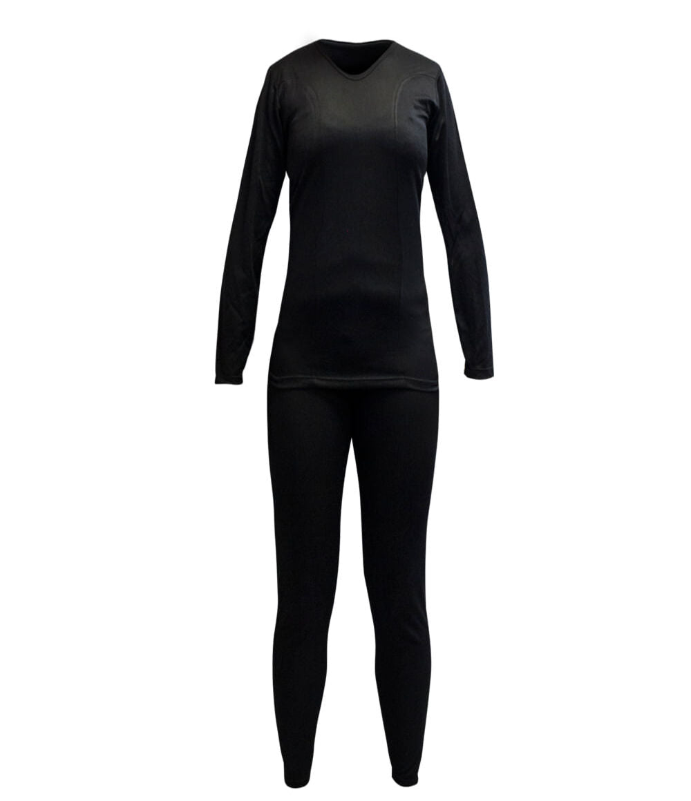 Conjunto Primera Capa HW Poliester Cooldry Mujer Black