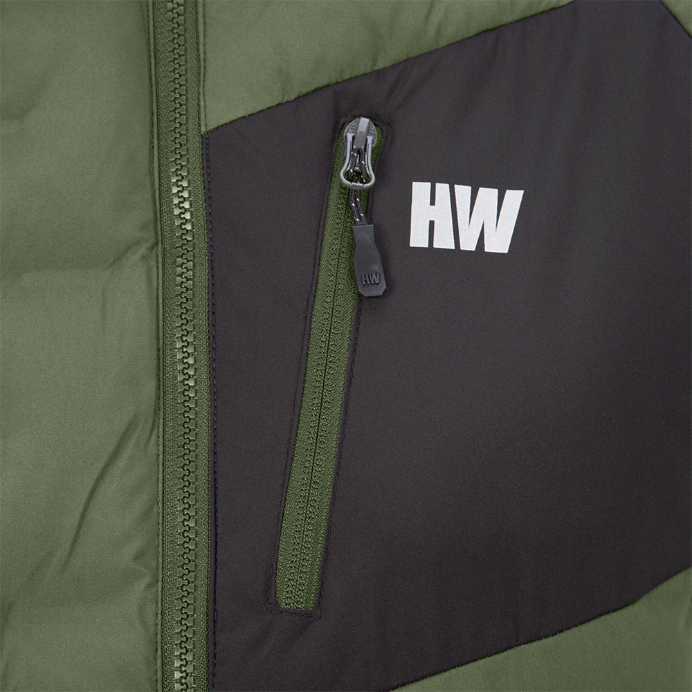 Parka Insulada HW Explorer S/Gorro Hombre Verde Oliva