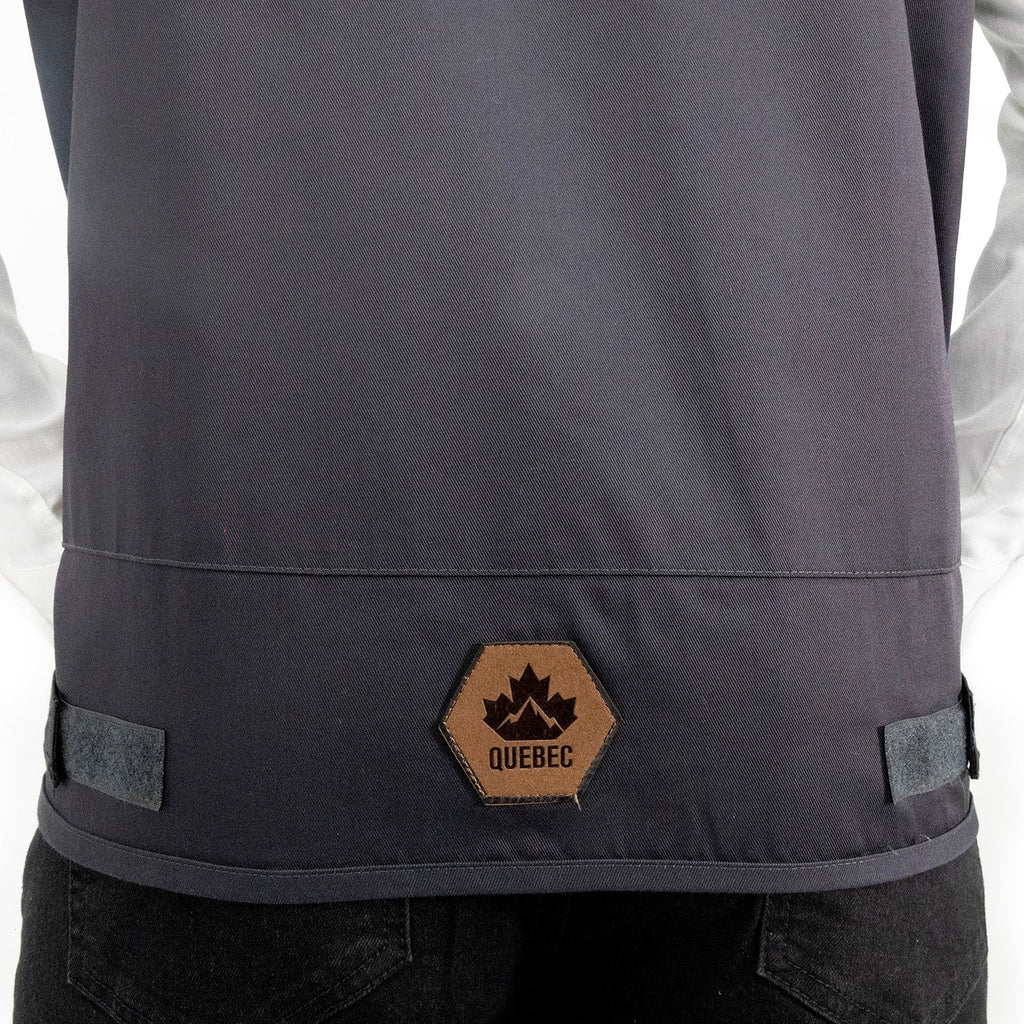 Chaleco Geólogo Gabardina Quebec Gris