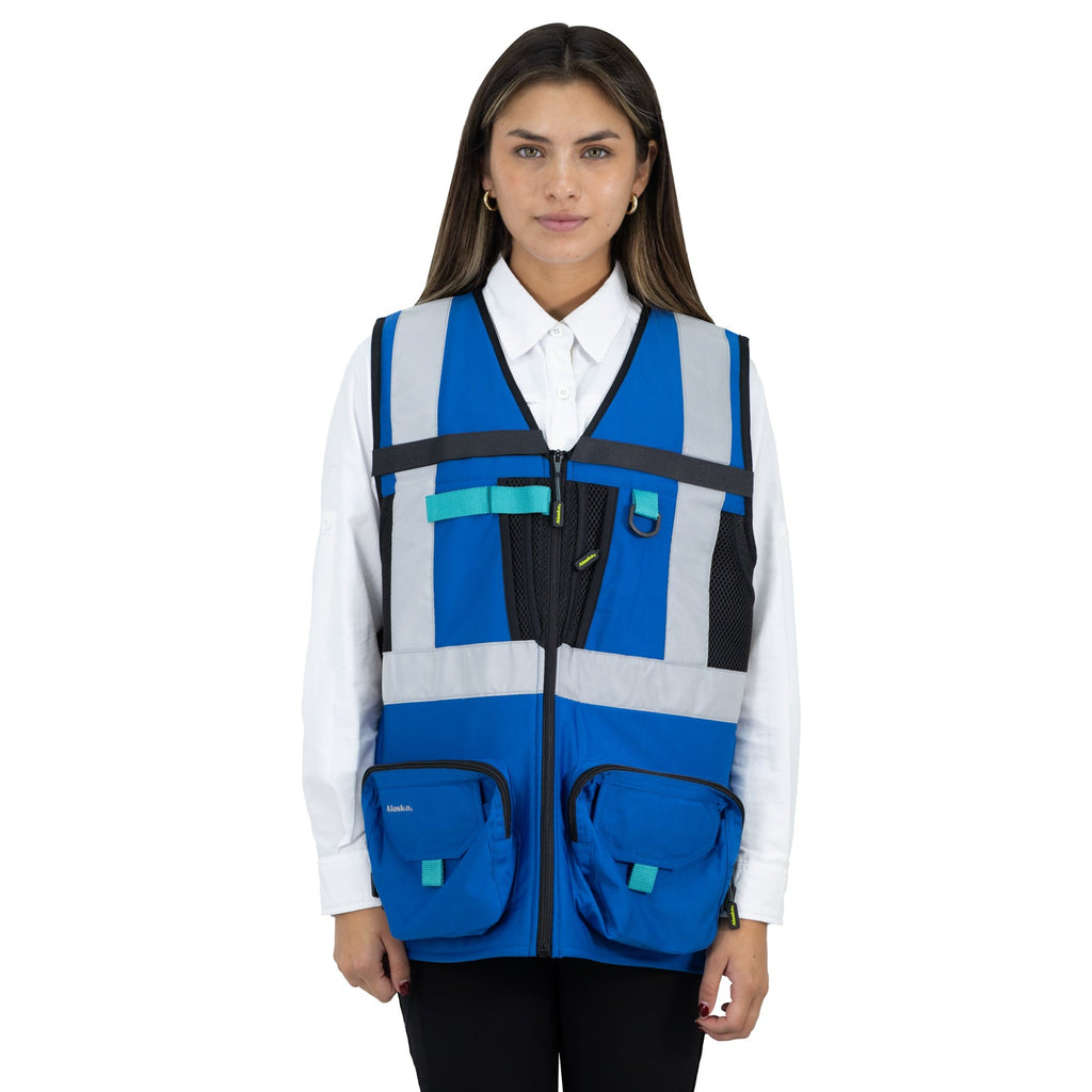 Chaleco Geologo Alaska Xpert Mujer Azul