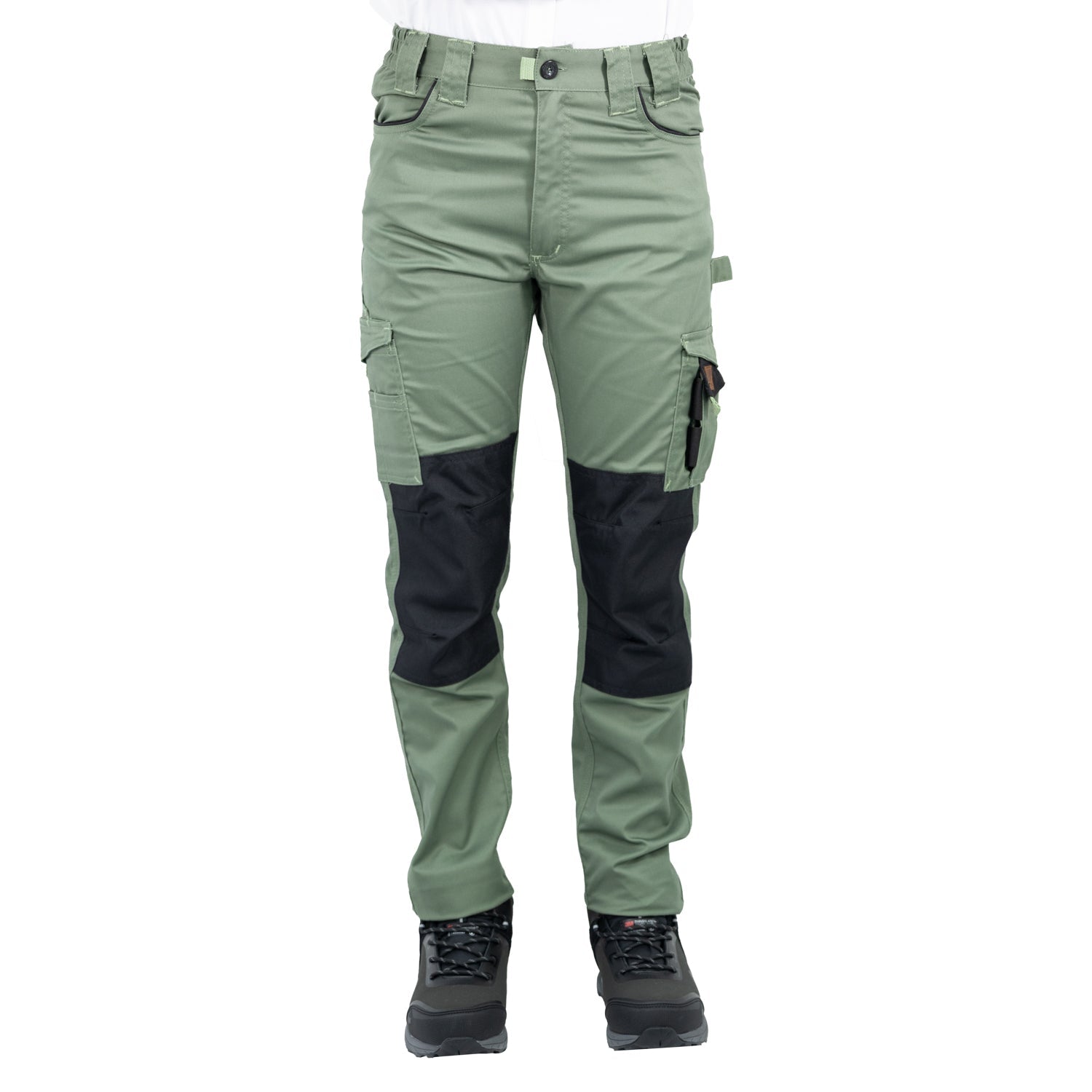 PANTALÓN CARGO HW DAKOTA SPANDEX MUJER VERDE OLIVA