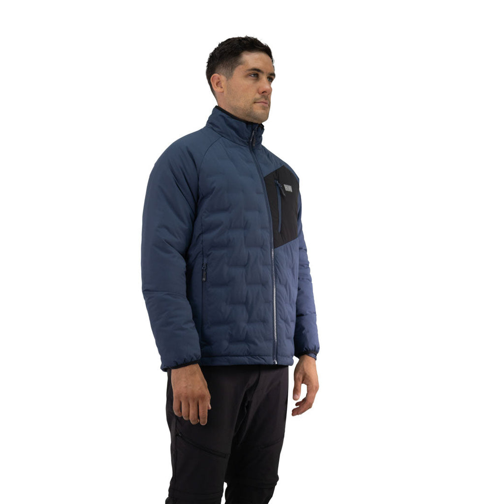 Parka Insulada HW Explorer S/Gorro Hombre Deep Blue