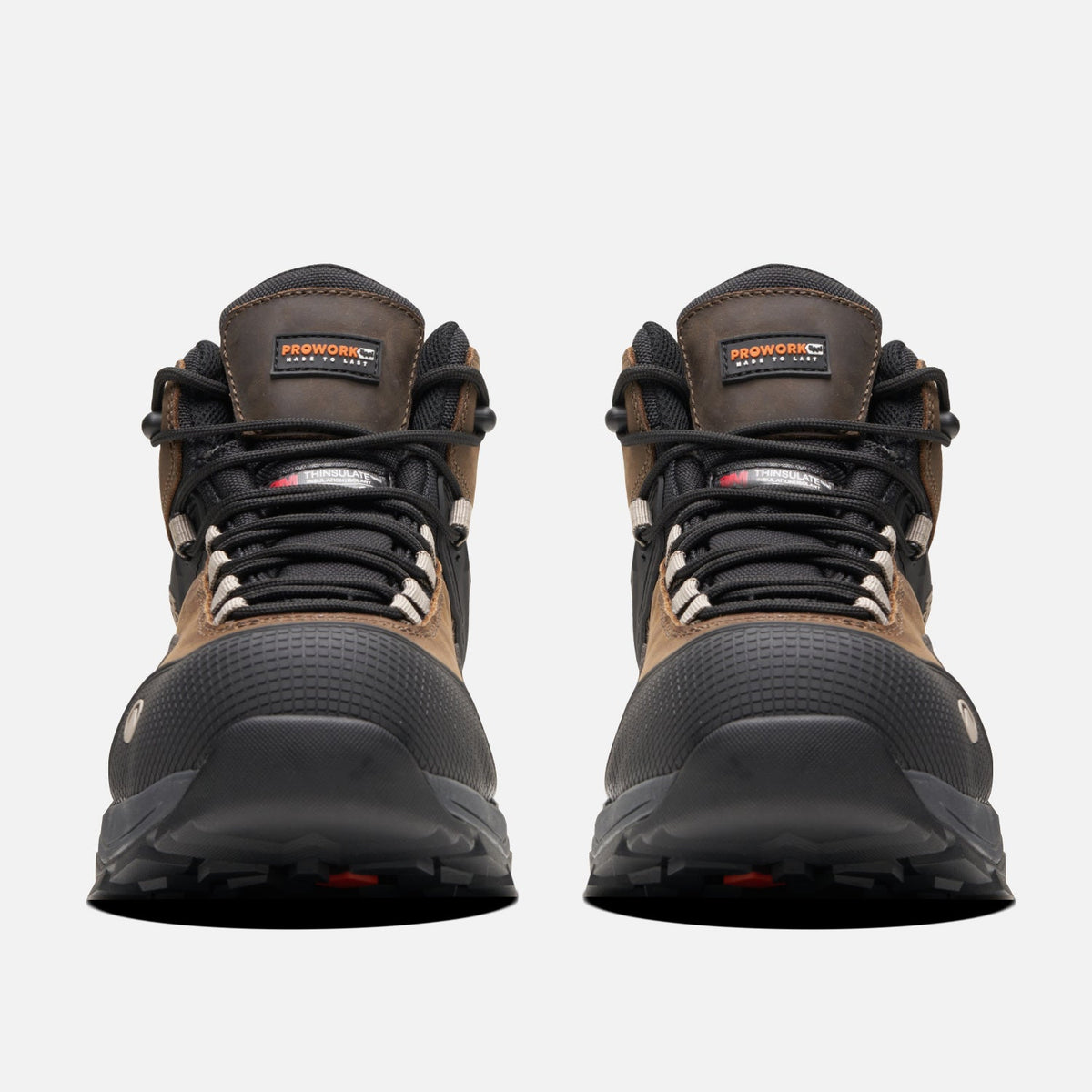 ZAPATO SEGURIDAD LIPPI PRO WORK HOMBRE ATMOS MID CAFÉ OSCURO