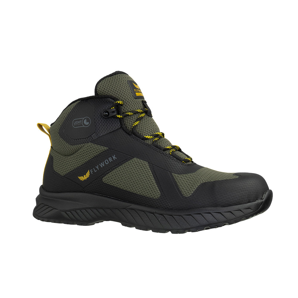 Zapatilla de Trabajo EDBK Fly Work 2 DK Green Black