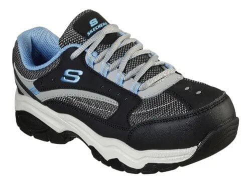 Zapatilla Seguridad Skechers Biscoe Celeste