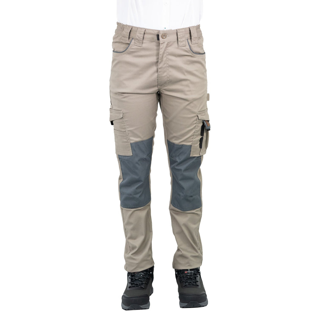 PANTALÓN CARGO HW DAKOTA SPANDEX CAFE MUJER