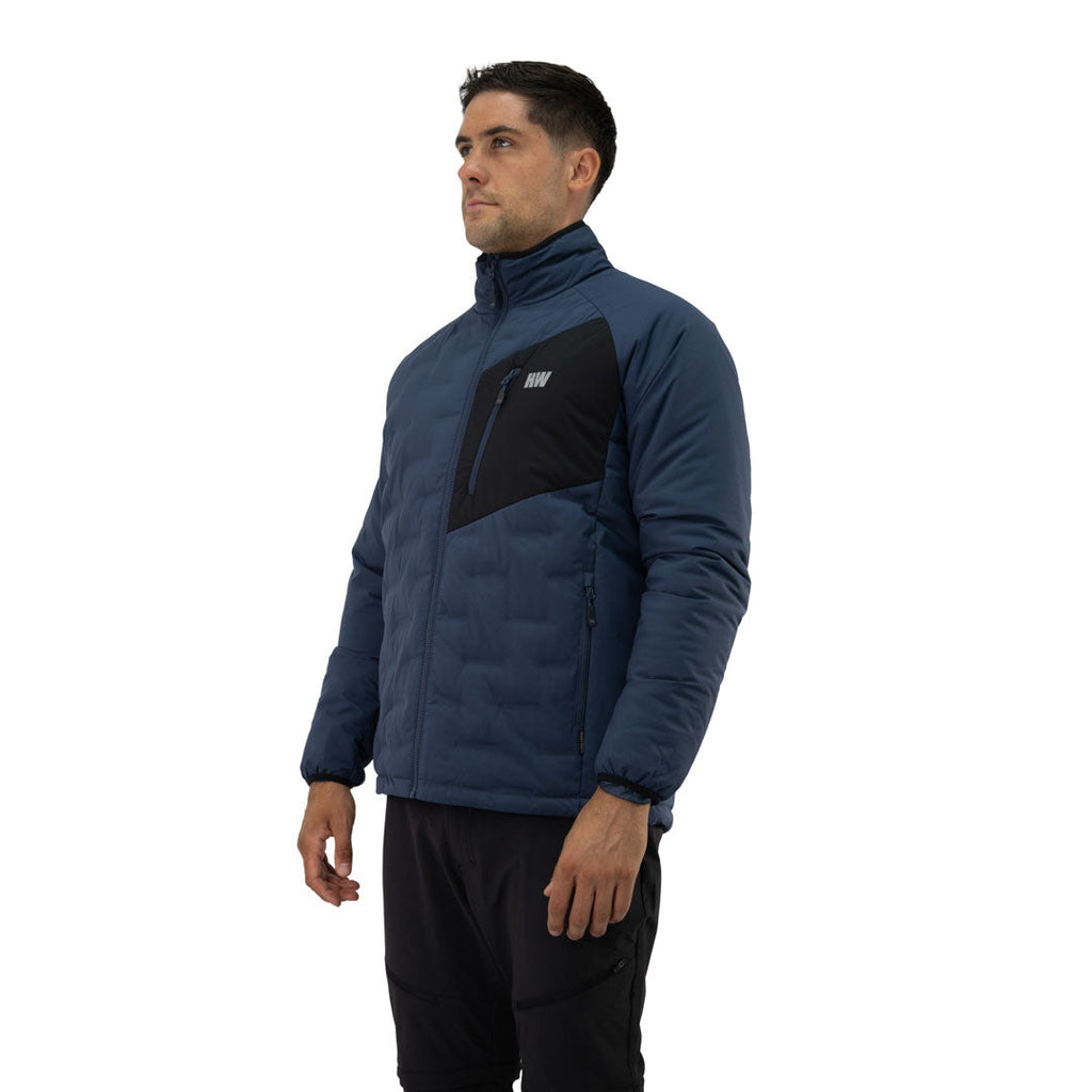 Parka Insulada HW Explorer S/Gorro Hombre Deep Blue