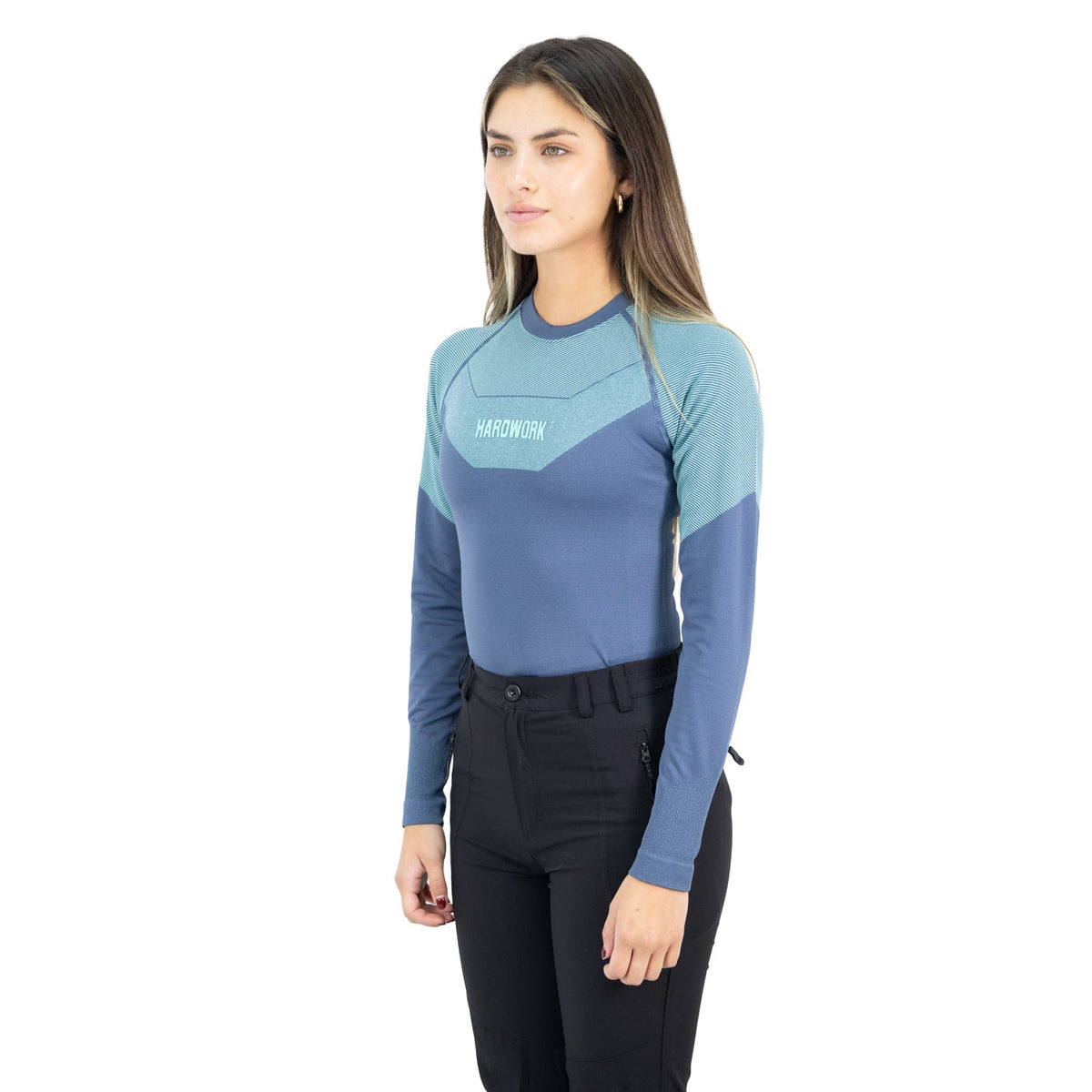 Camiseta Primera Capa HW Ecopper Mujer Blue