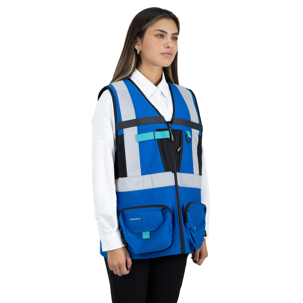Chaleco Geologo Alaska Xpert Mujer Azul