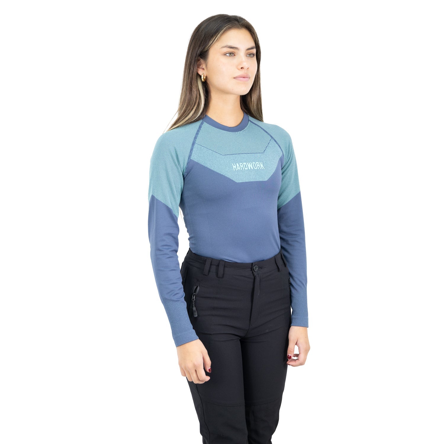 Camiseta Primera Capa HW Ecopper Mujer Blue