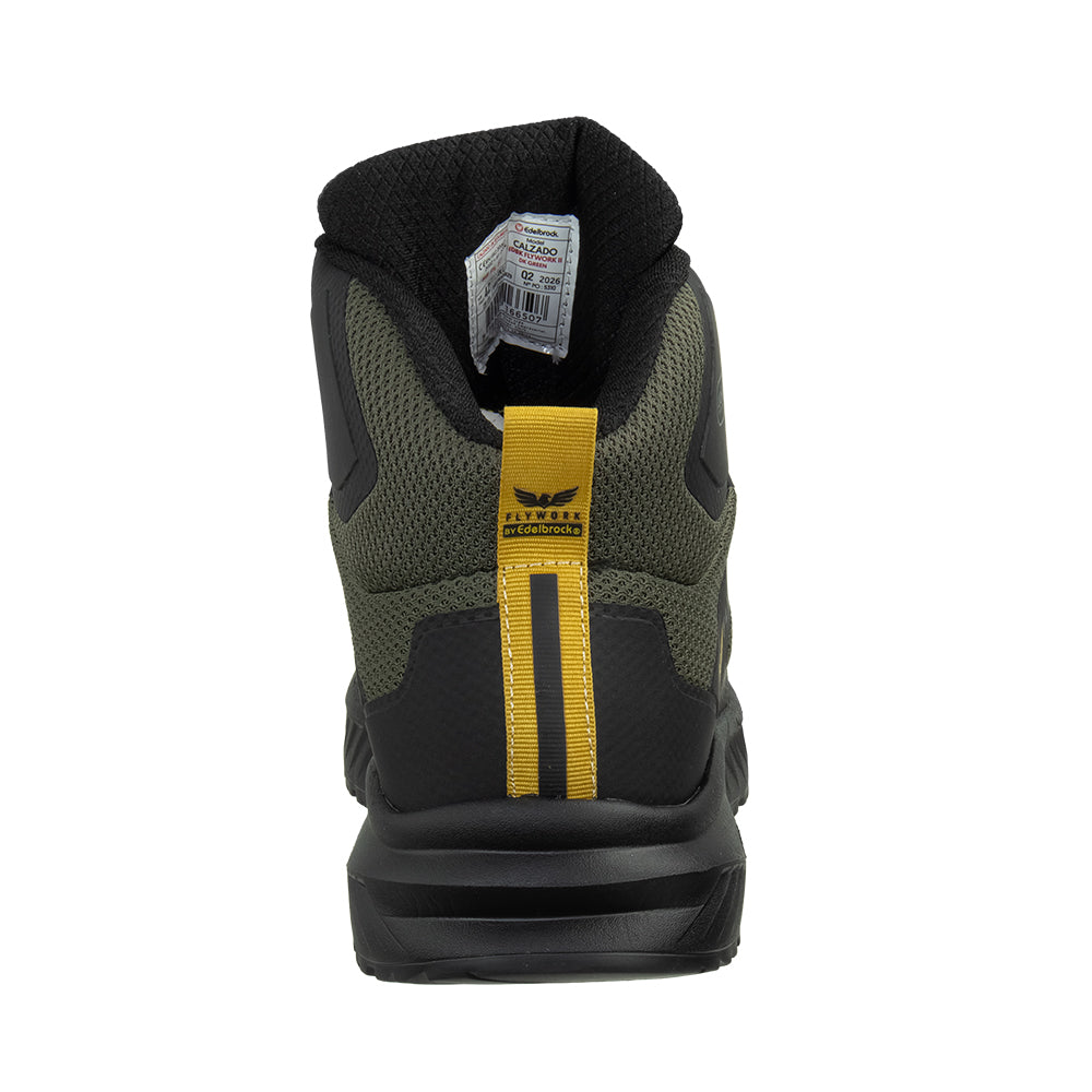 Zapatilla de Trabajo EDBK Fly Work 2 DK Green Black