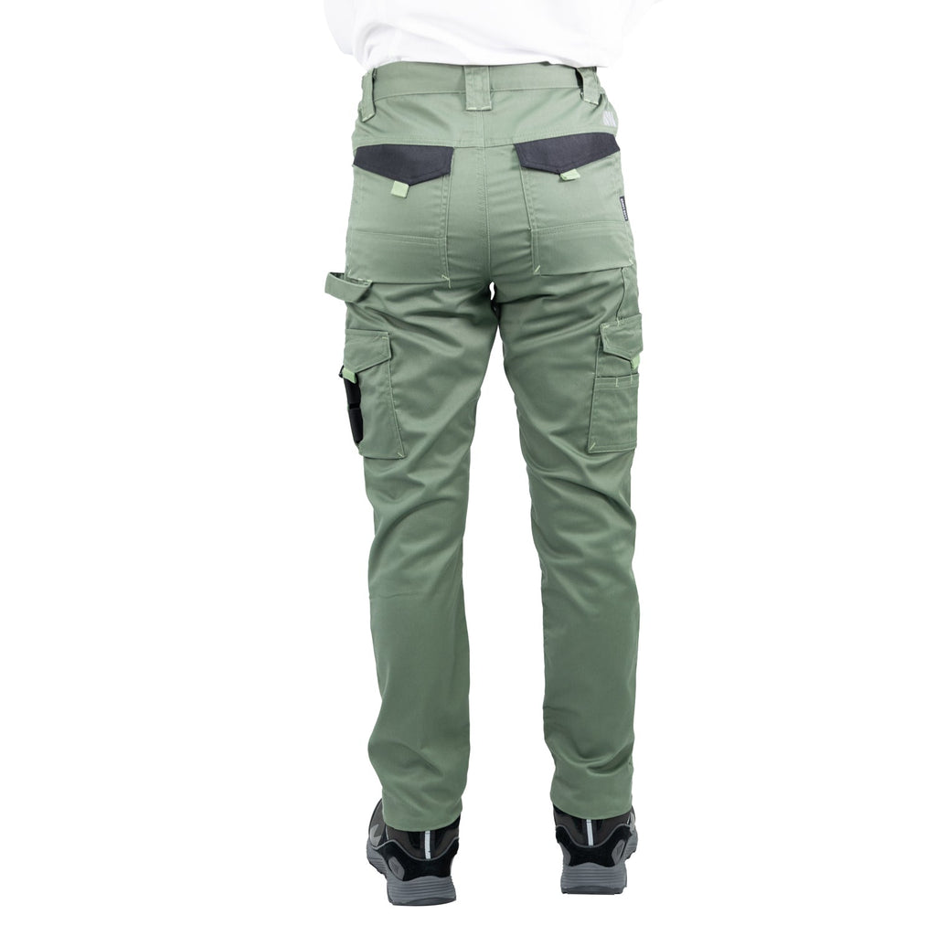 PANTALÓN CARGO HW DAKOTA SPANDEX MUJER VERDE OLIVA