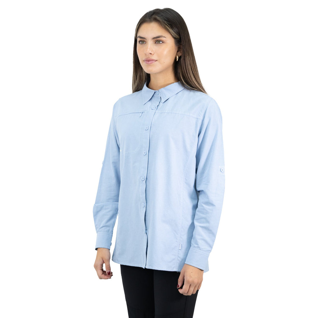 Camisa HW Duck Dry Mujer Celeste