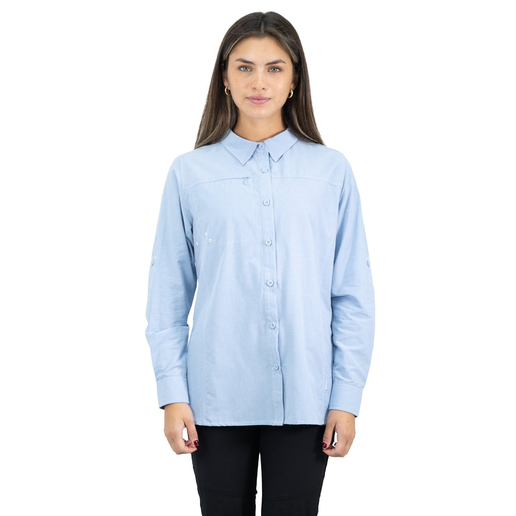 Camisa HW Duck Dry Mujer Celeste
