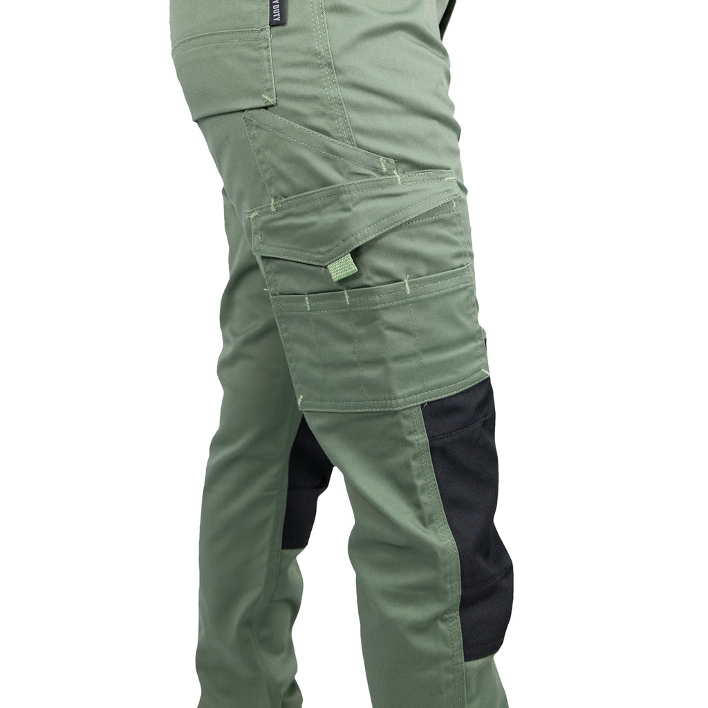 PANTALÓN CARGO HW DAKOTA SPANDEX MUJER VERDE OLIVA