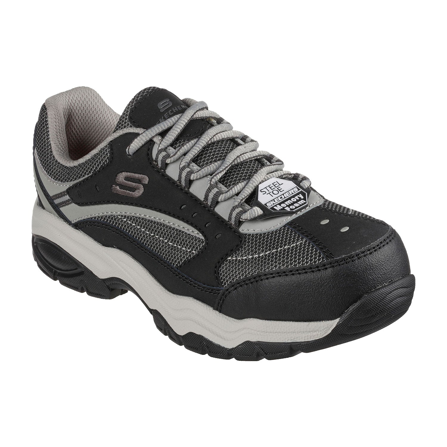 Zapatilla Seguridad Skechers Biscoe Negro