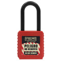 Candado Steelpro Dieléctrico Rojo