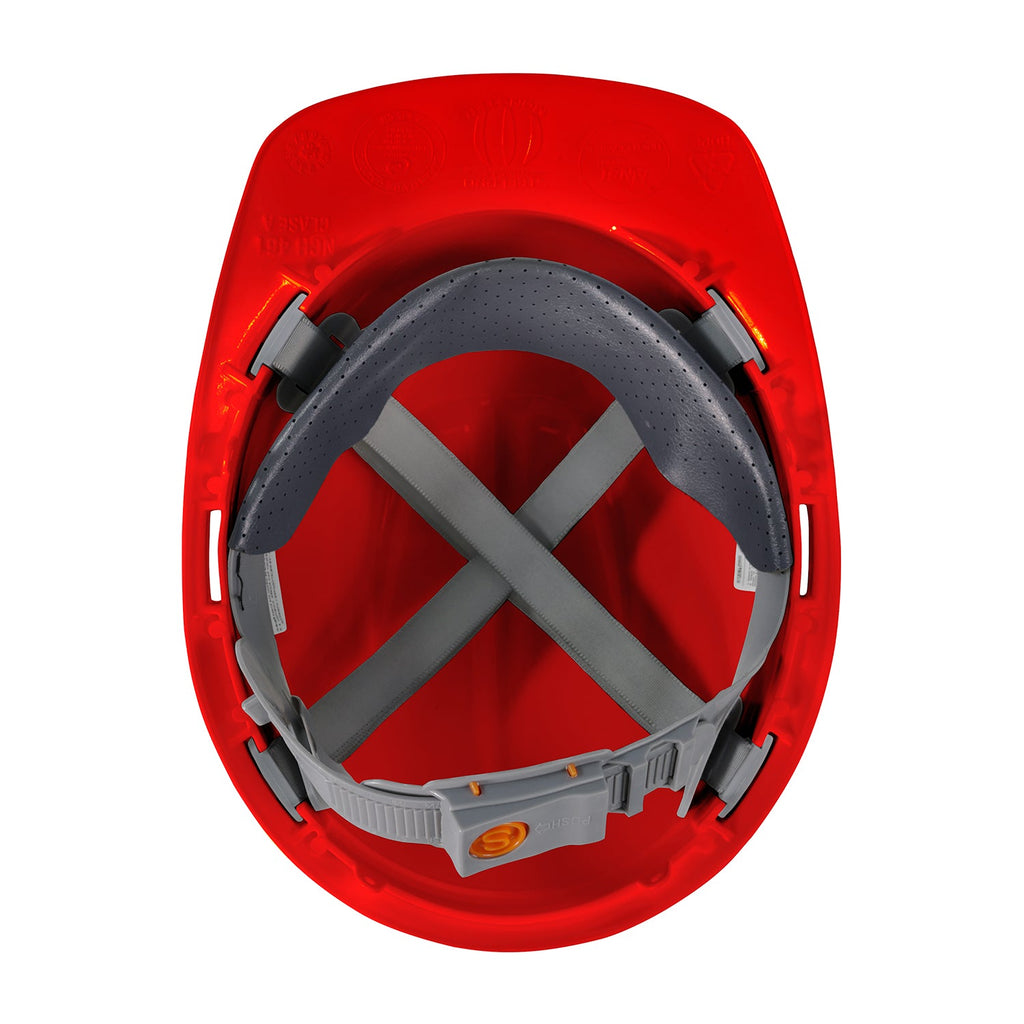 CASCO MONSTER TOP 33 ROJO STEELPRO