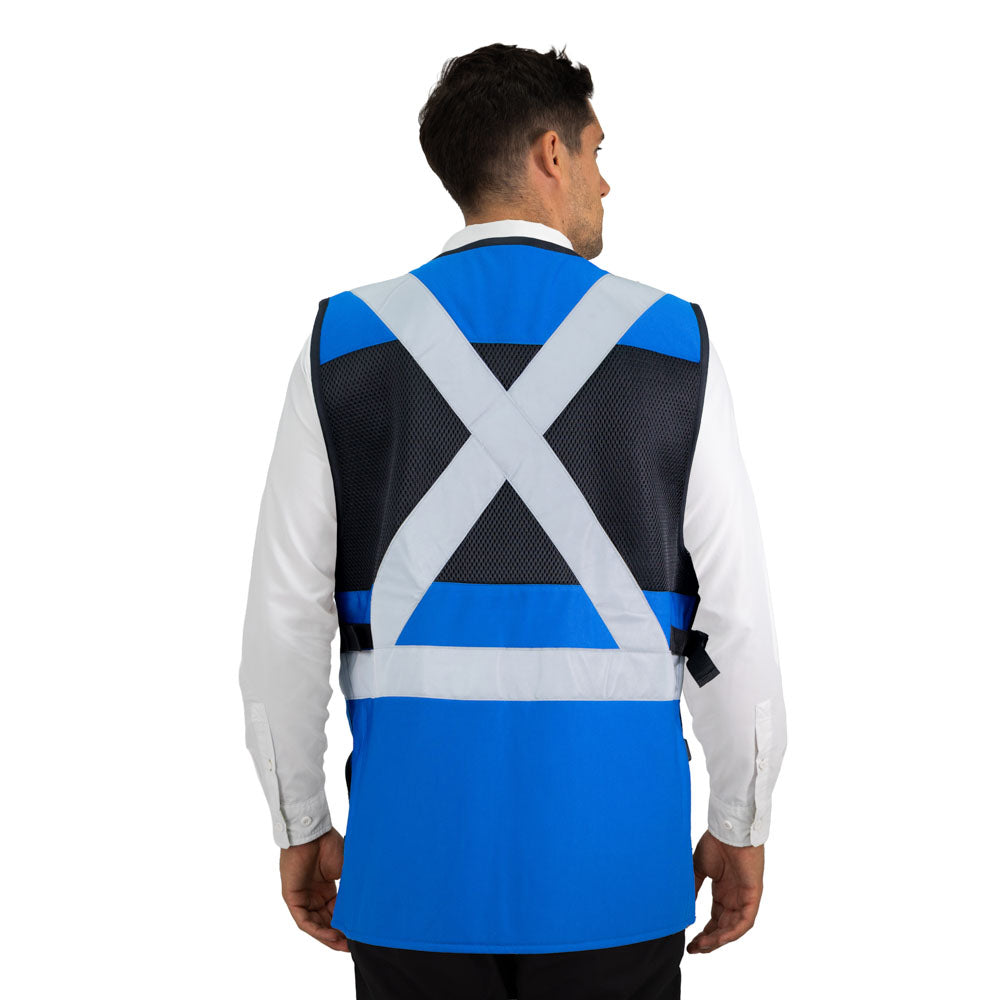 Chaleco Geologo Alaska Xpert Hombre Azul
