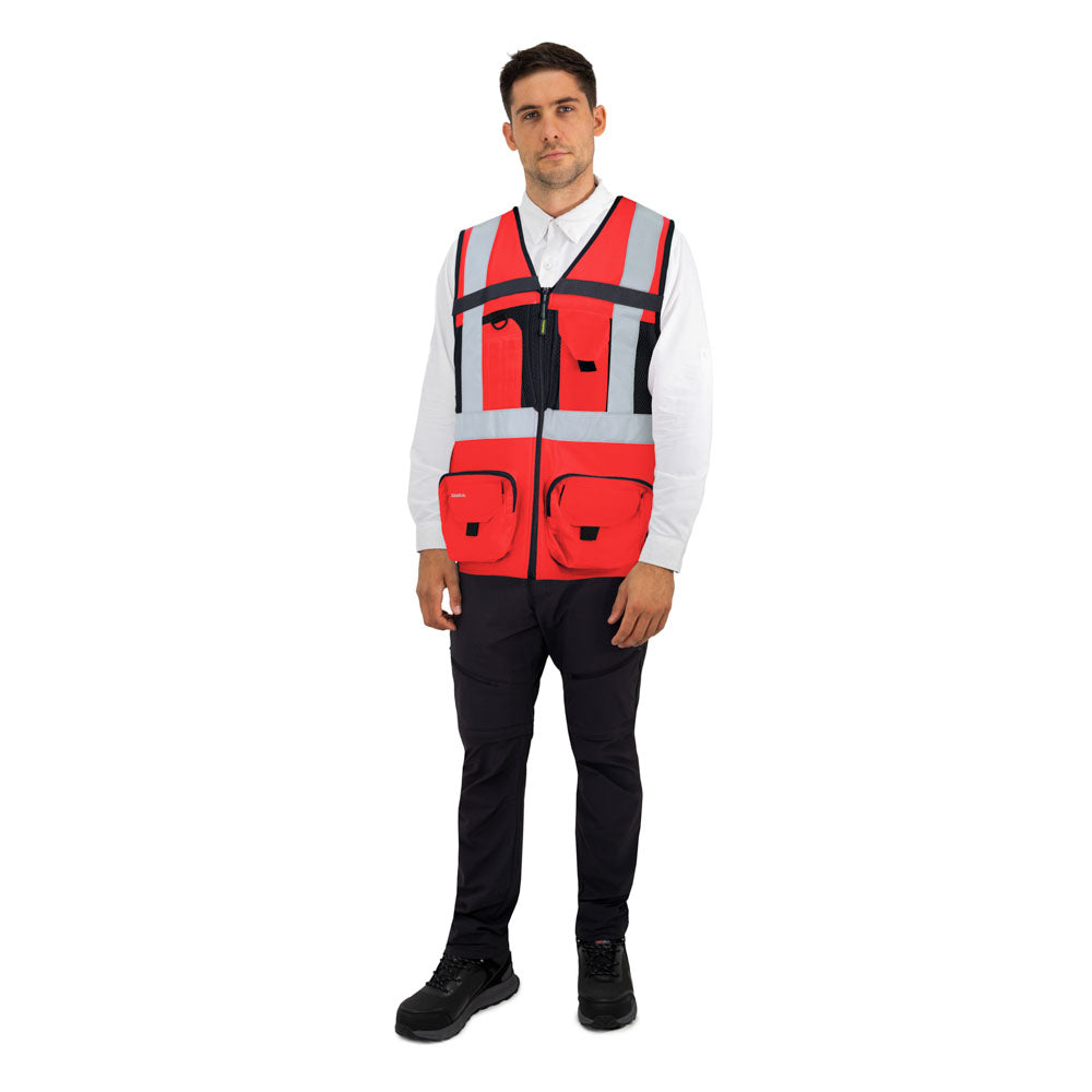 Chaleco Geologo Alaska Xpert Hombre Rojo