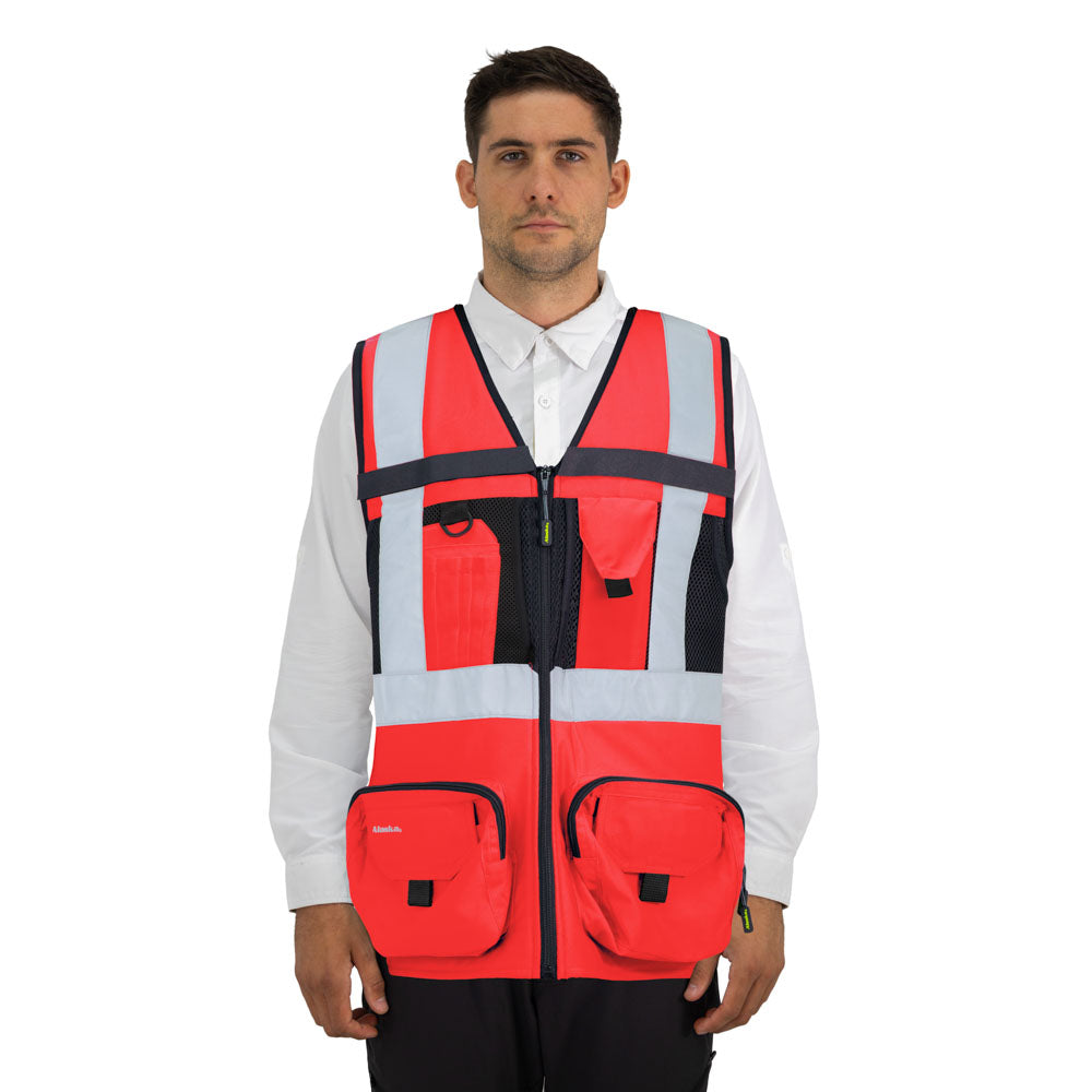 Chaleco Geologo Alaska Xpert Hombre Rojo