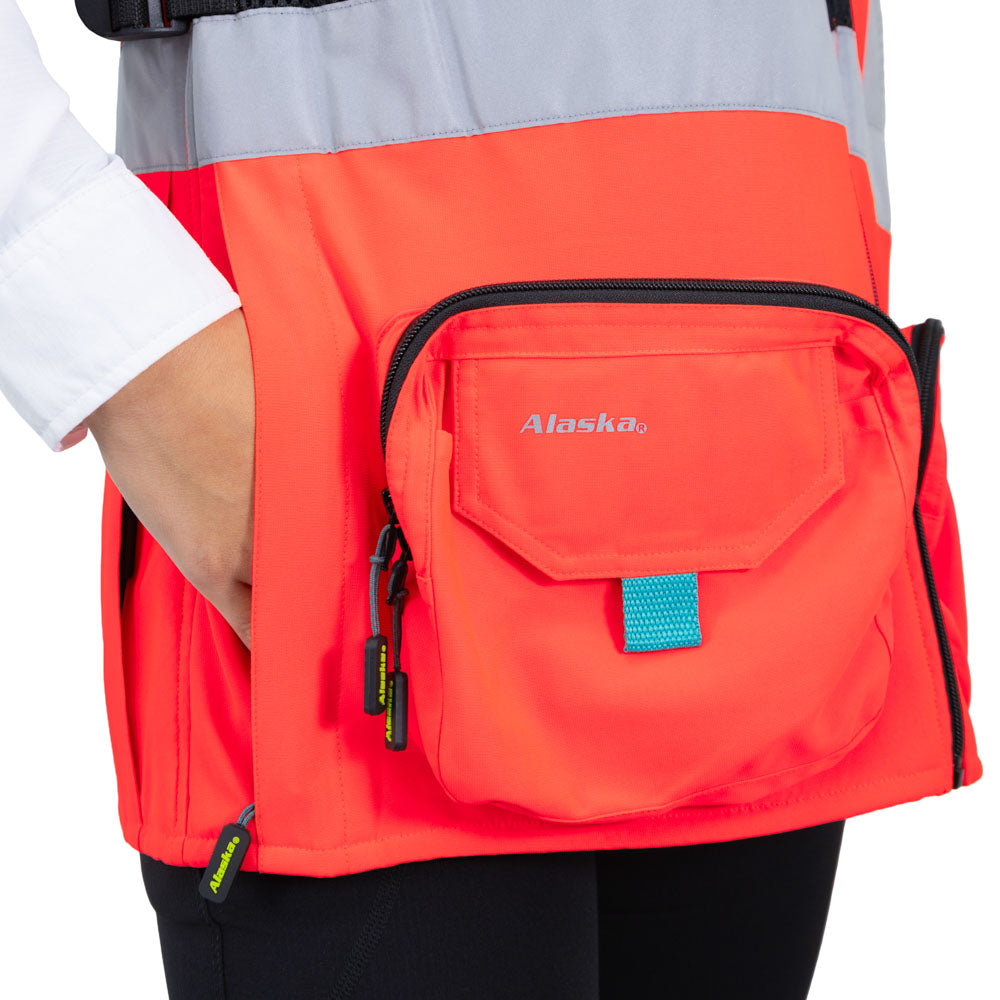 Chaleco Geologo Alaska Xpert Mujer Rojo