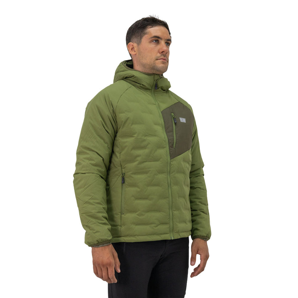 Parka Insulada HW Explorer Hombre Verde Oliva