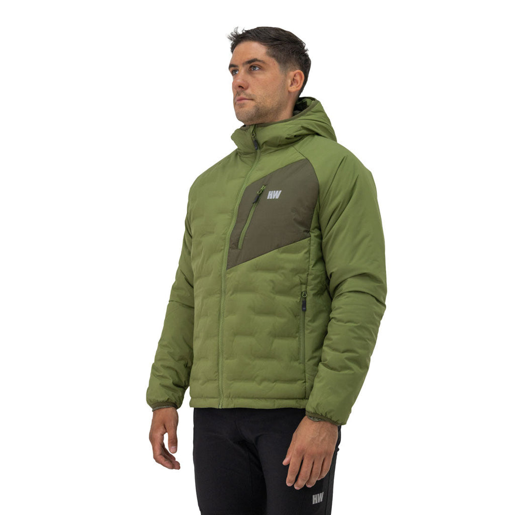 Parka Insulada HW Explorer Hombre Verde Oliva