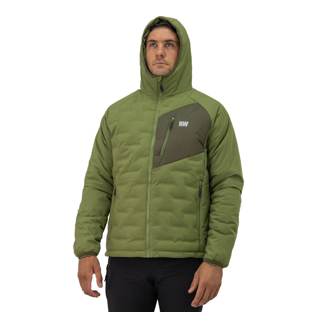 Parka Insulada HW Explorer Hombre Verde Oliva