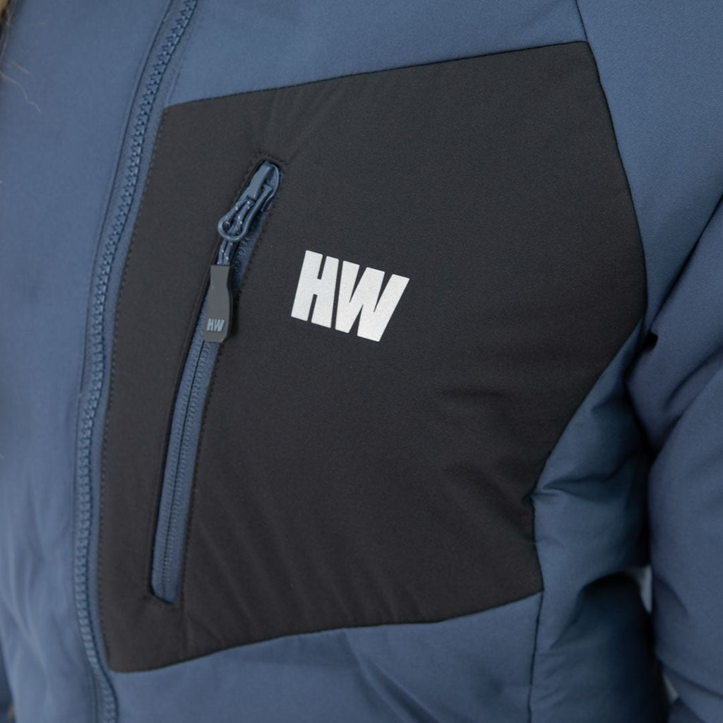 Parka Insulada HW Explorer S/Gorro Mujer Deep Blue