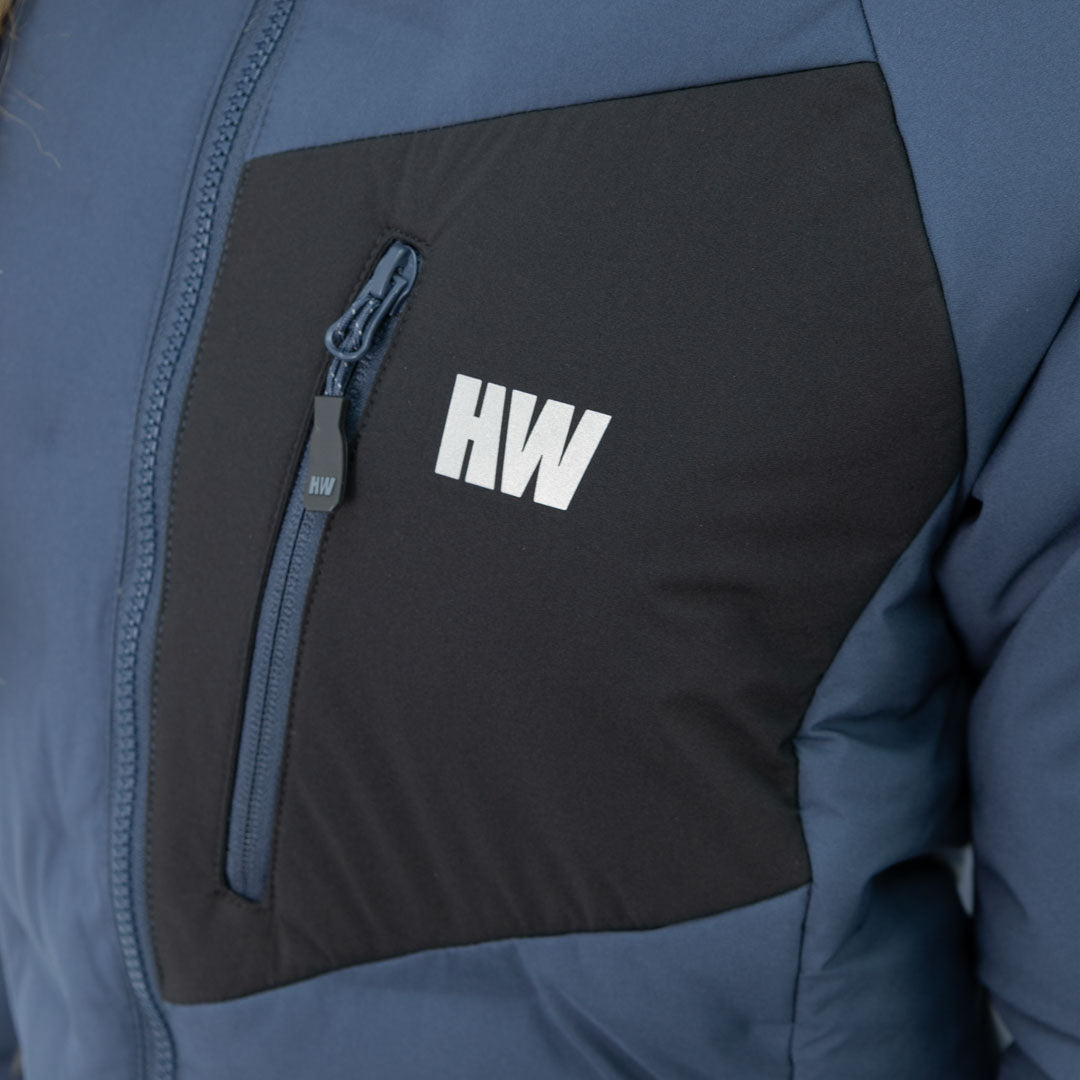 Parka Insulada HW Explorer S/Gorro Mujer Deep Blue