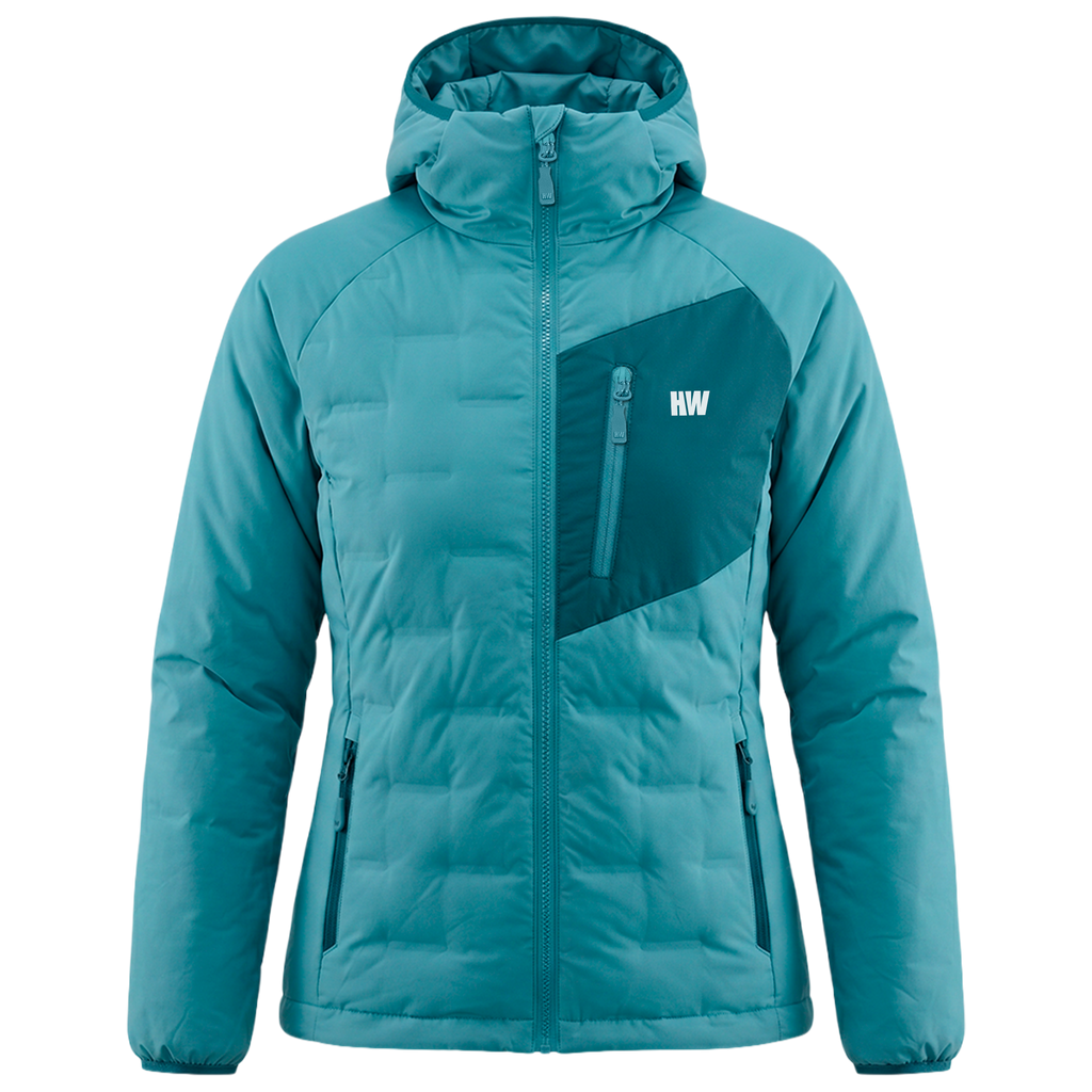 Parka Insulada HW Explorer Mujer Aqua