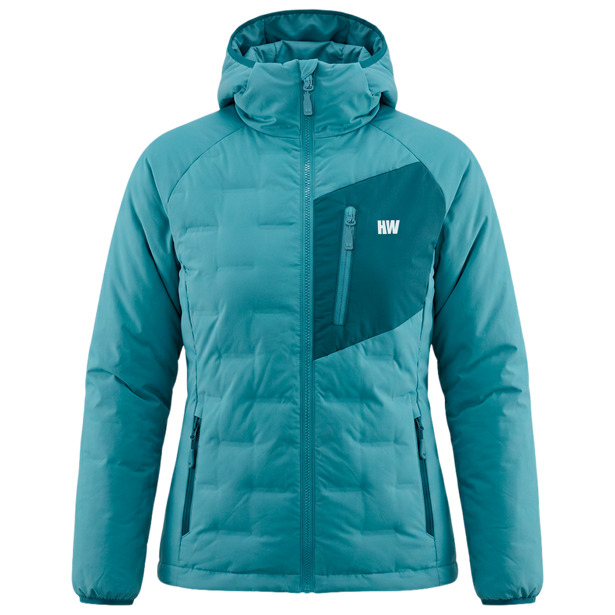 Parka Insulada HW Explorer Mujer Aqua