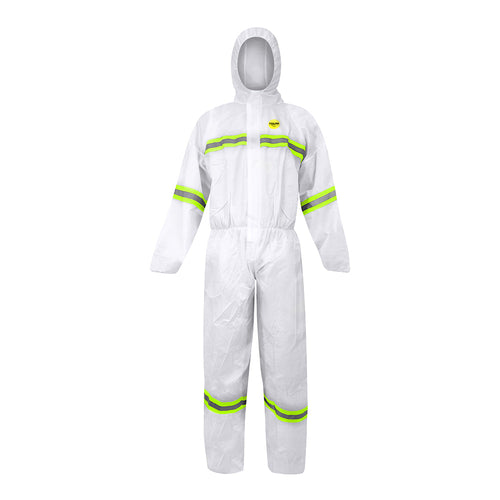 BUZO DE PROTECCION STEELPRO 7715 BLANCO DIA/NOCHE
