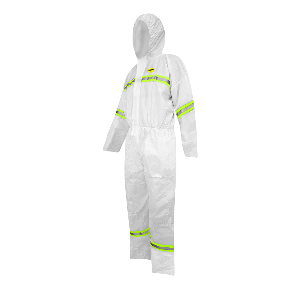 BUZO DE PROTECCION STEELPRO 7715 BLANCO DIA/NOCHE