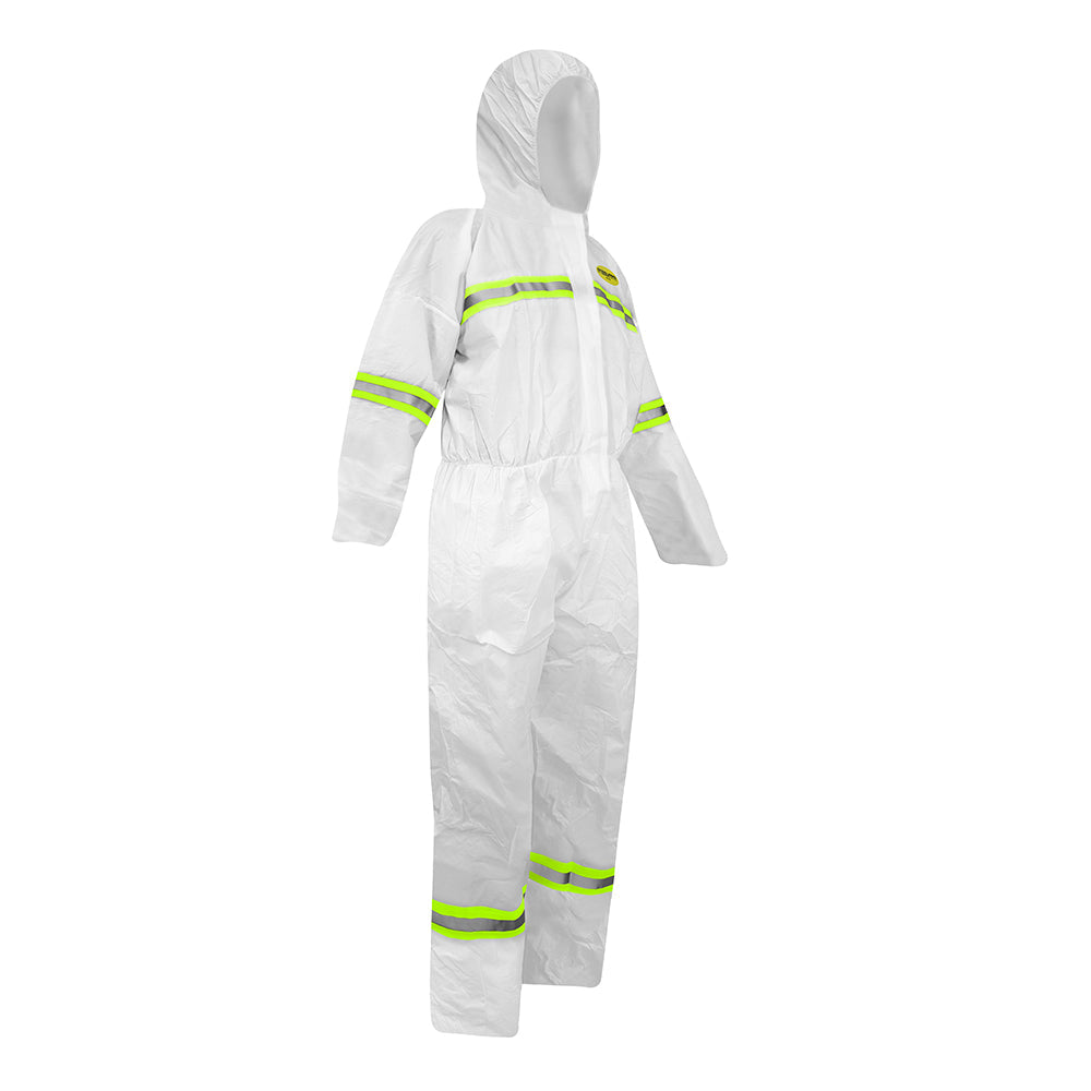 BUZO DE PROTECCION STEELPRO 7715 BLANCO DIA/NOCHE
