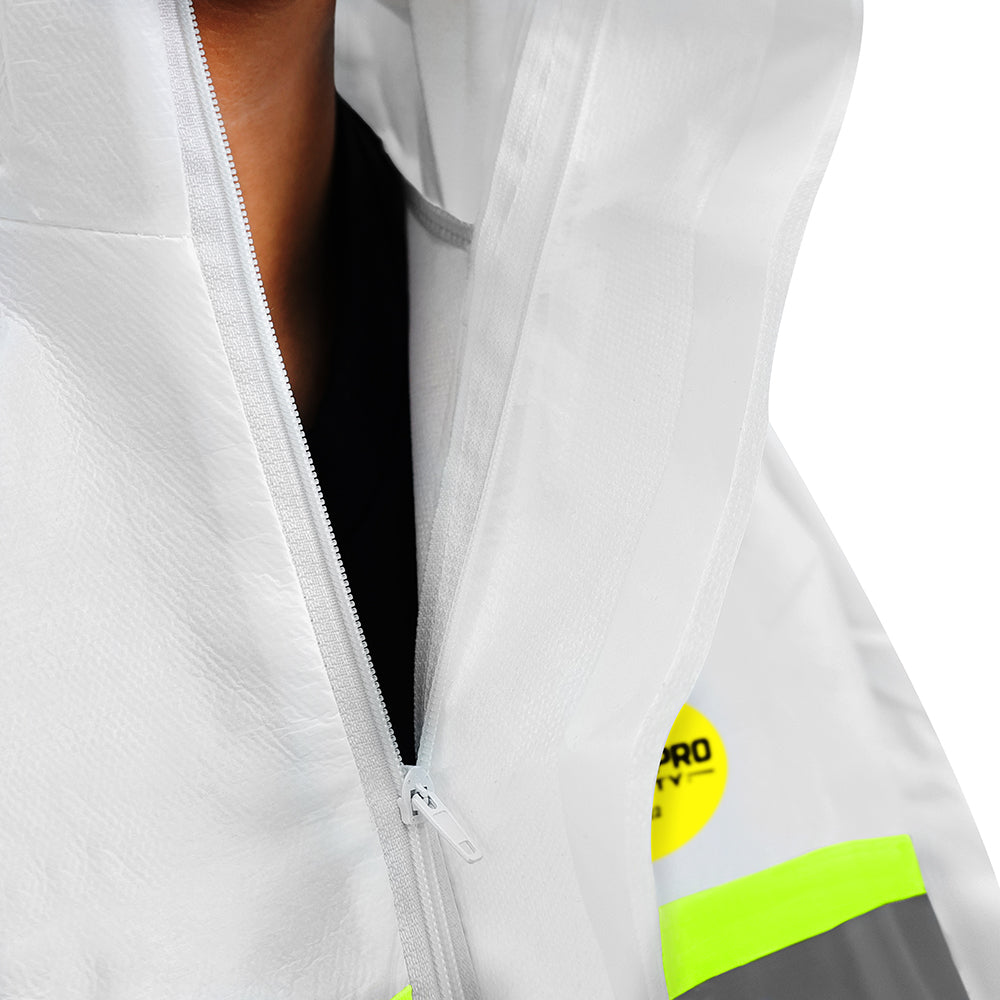 BUZO DE PROTECCION STEELPRO 7715 BLANCO DIA/NOCHE