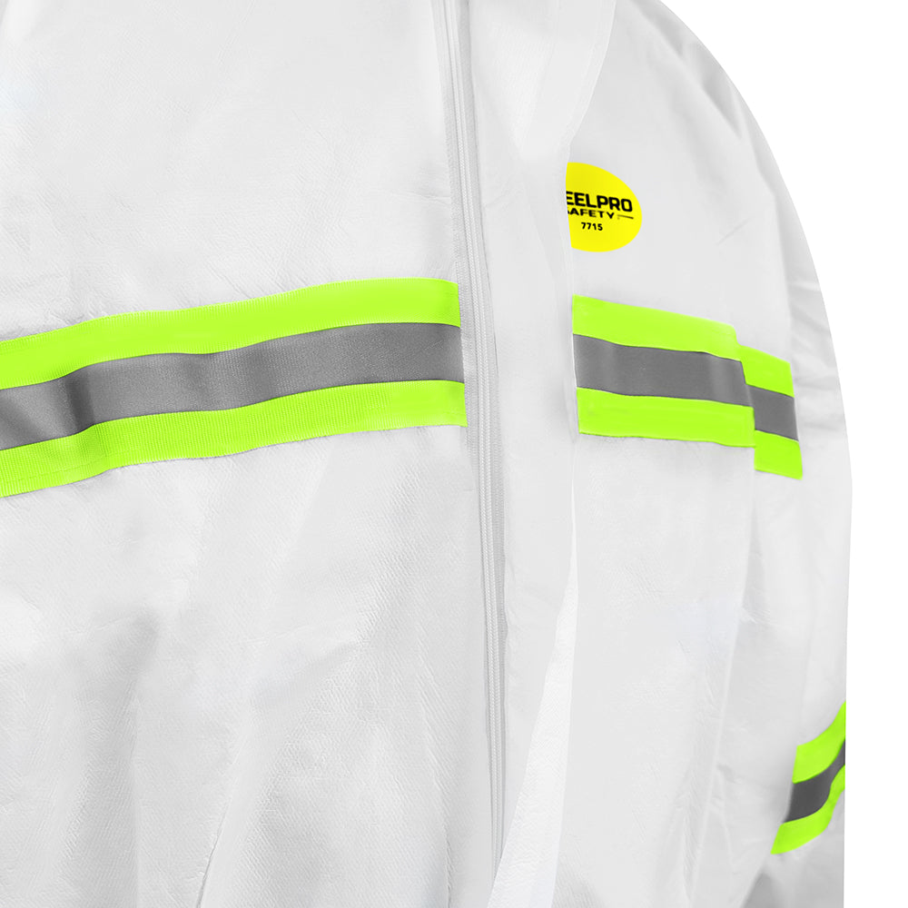 BUZO DE PROTECCION STEELPRO 7715 BLANCO DIA/NOCHE