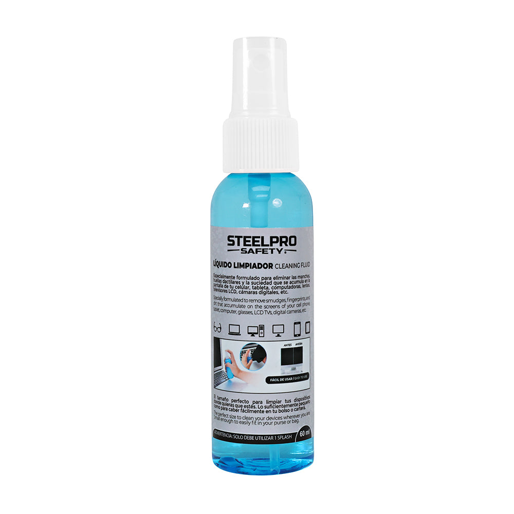 Kit de Limpieza para Lentes y Pantallas Steelpro