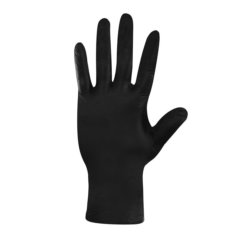 Guante examinación nitrilo negro 3,5 gr Allman Caja 100 und