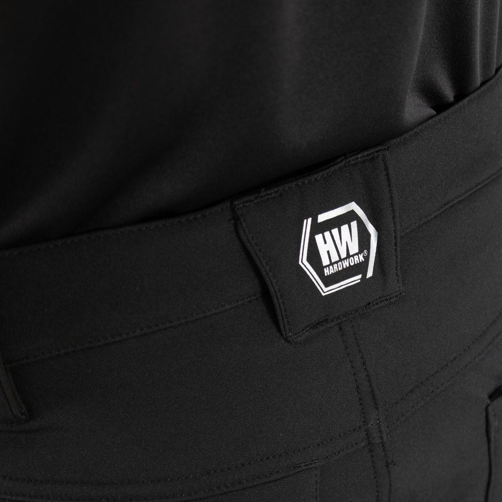 PANTALÓN SOFTSHELL HW OKLAN ROJO FLUOR