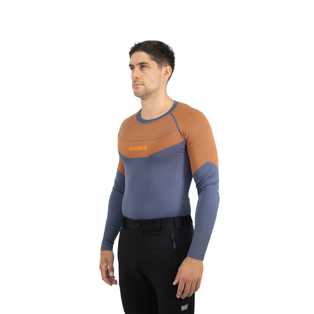Camiseta Primera Capa HW Ecopper Hombre Blue