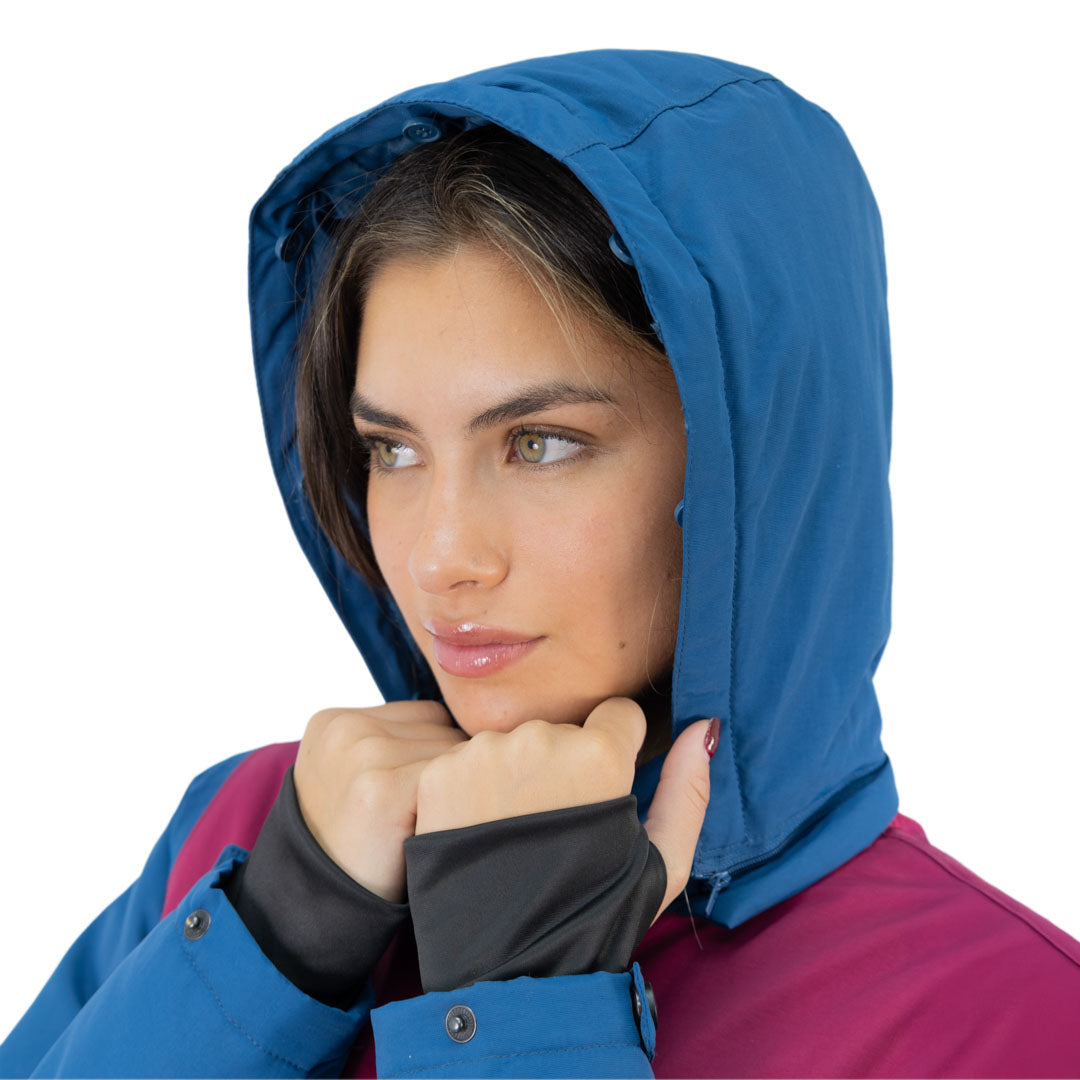 Parka Impermeable HW Kodiak Mujer Azul