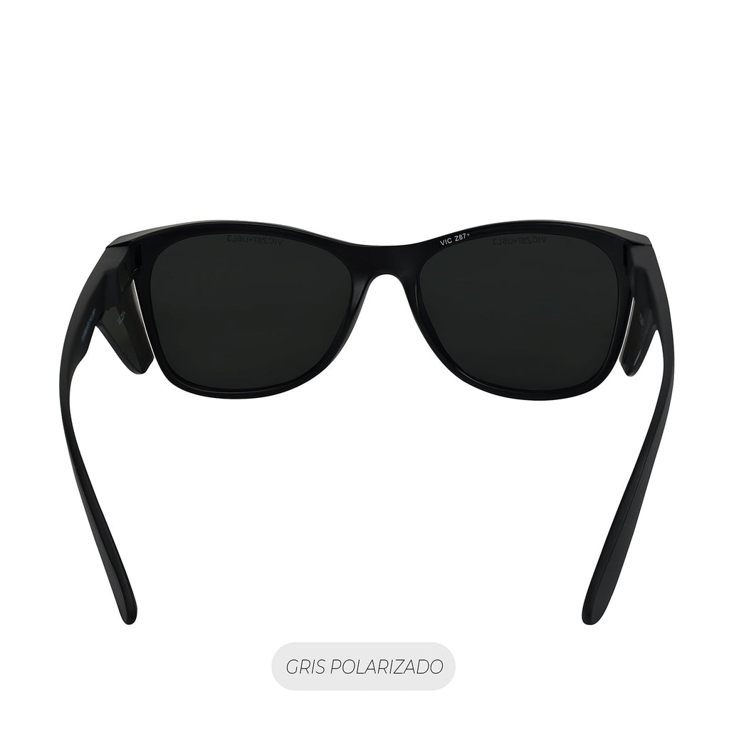 Lente Seguridad Safeblack Gris Polarizado Steelpro
