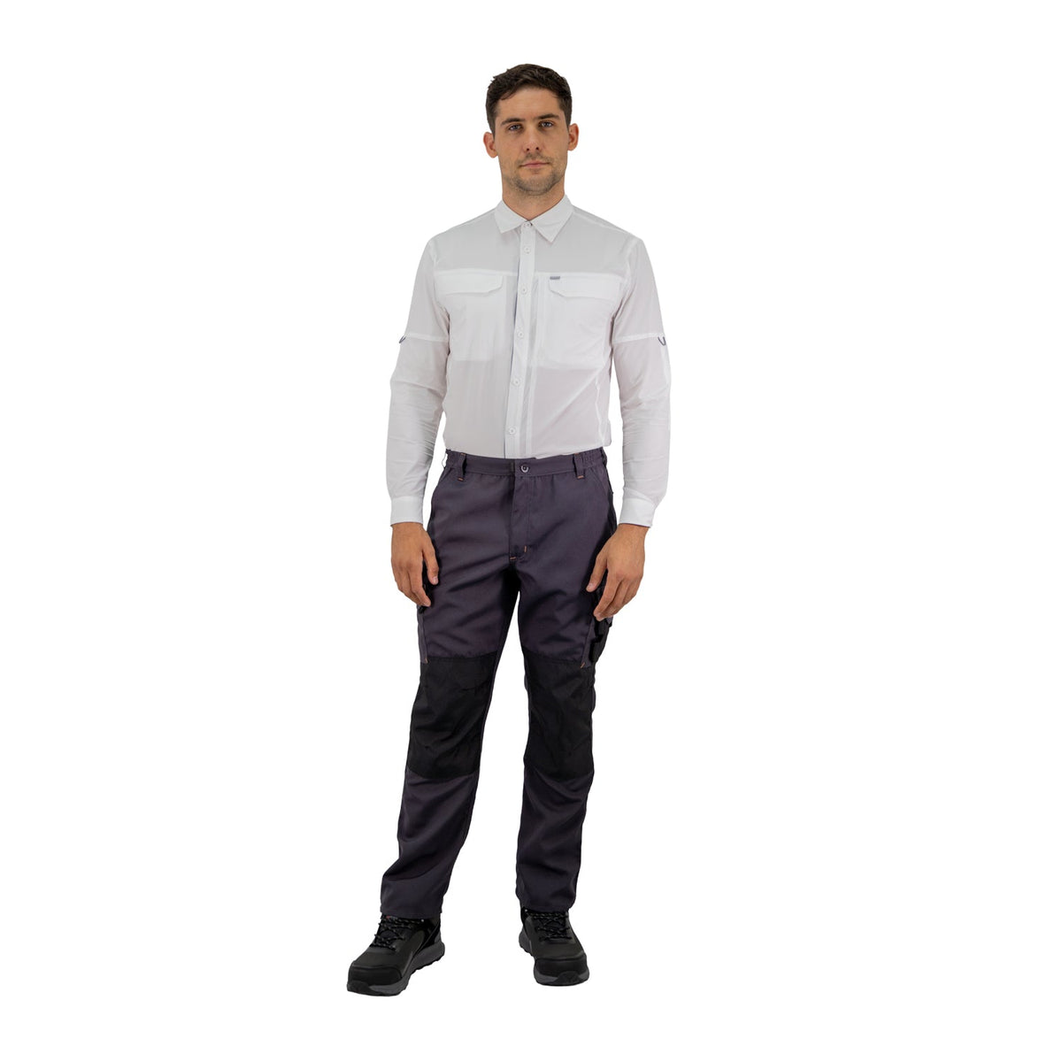 PANTALÓN CARGO HW DAKOTA ANTIÁCIDO CARBON GREY