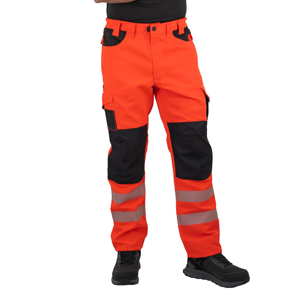 PANTALÓN CARGO HW DAKOTA ROJO FLUOR