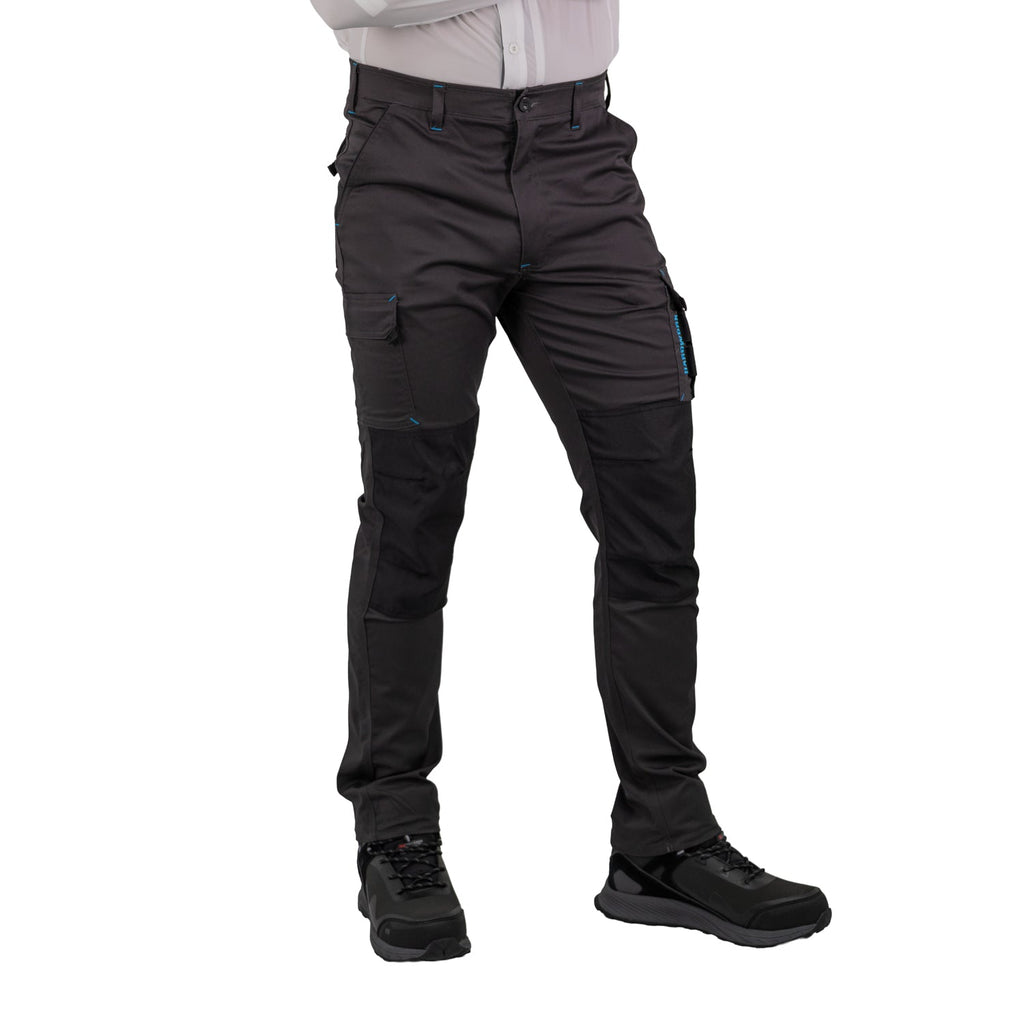 PANTALÓN CARGO HW DAKOTA SPANDEX CARBON GREY