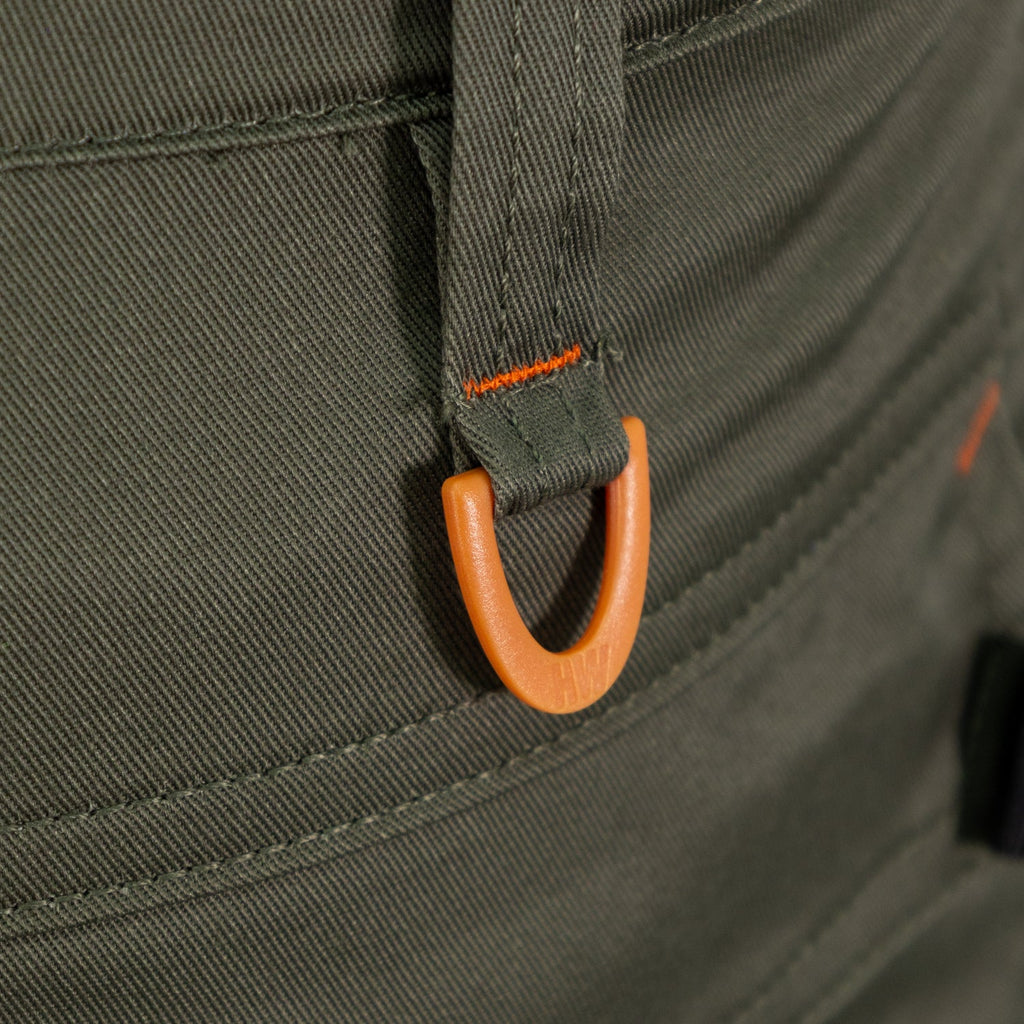 PANTALÓN CARGO HW DAKOTA SPANDEX VERDE OLIVA