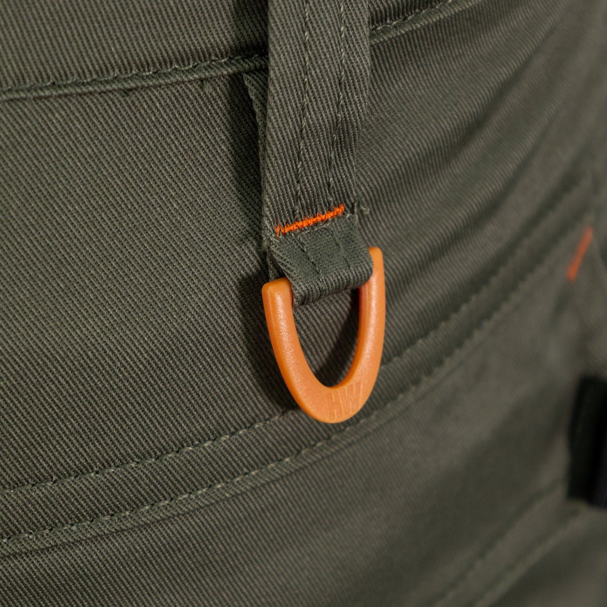 PANTALÓN CARGO HW DAKOTA SPANDEX VERDE OLIVA